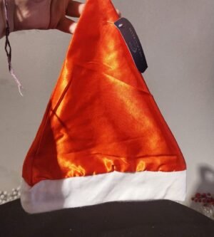 GORRO PAPAI NOEL CETIM VERMELHO E BRANCO NIPO RMI5709