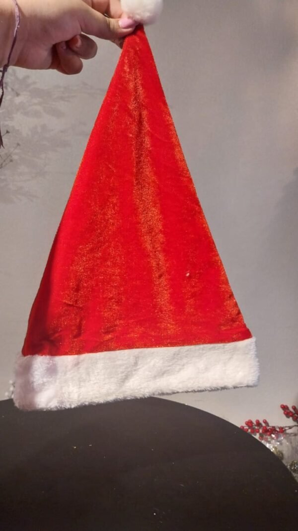 GORRO PAPAI NOEL VELUDO LISO NTG1003