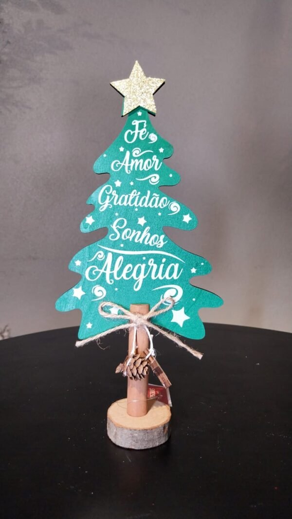 ARVORE NATAL 26,5X12CM MDF MULTIART NATM01