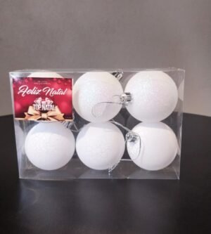 KIT BOLA 6 PCS 6CM DECORADAS SORTIDAS NIPO BOL1589A