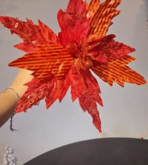 POINSETIA 35X25CM VERMELHA X8 CASA NATALE CF0299