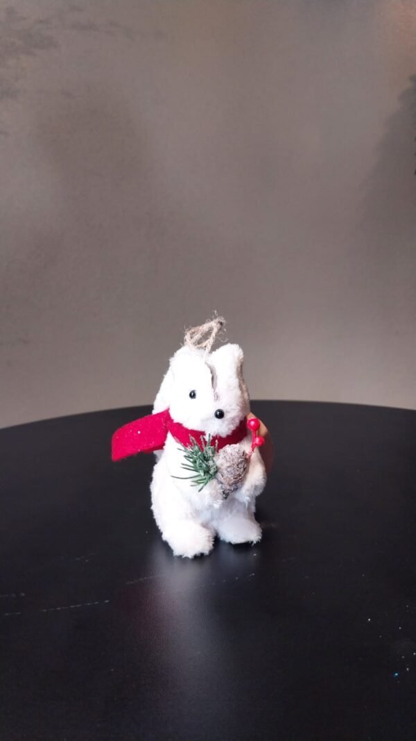 PENDENTE URSO/PORCO ESPINHO COM PINHO 10CM CASA NATALE CJ0148