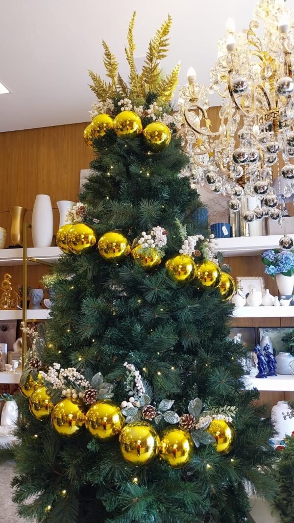ARVORE DE NATAL 1,8M PINHEIRO 827GLS C250 LED WM PISCA B AP518