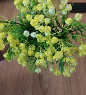BUQUE FLOR DE CERA AMARELO KAZA DECORE KD0816