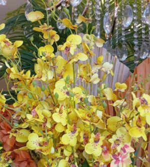 ORQUIDEA CHUVA DE OURO AMARELA KAZA DECORE KD0888