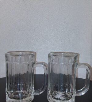 CJ CANECAS CHOPP 02 PCS 430ML VIDRO SHOCK IMPORTS ASH-25.0320