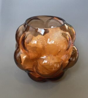 VASO DE VIDRO AMBAR GRILLO 57395-261