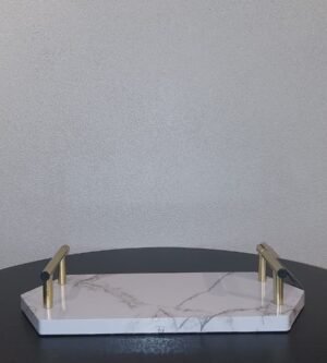 BANDEJA SEXTAVADA CARRARA 33X14CM COPA&CIA 309569