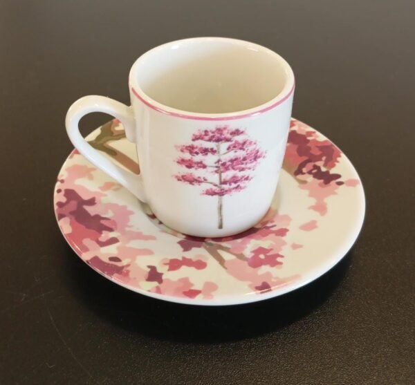 CJ XICARA CAFE 06 PCS PINK TREE 80ML HAUSKRAFT JGXC065