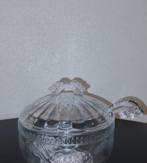 ACUCAREIRO IMPERIAL COM COLHER CRISTAL 12X11,5CM LYOR 4976