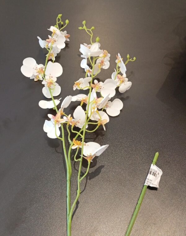 ORQUIDEA CHUVA DE OURO BRANCA KAZA DECORE KD0887