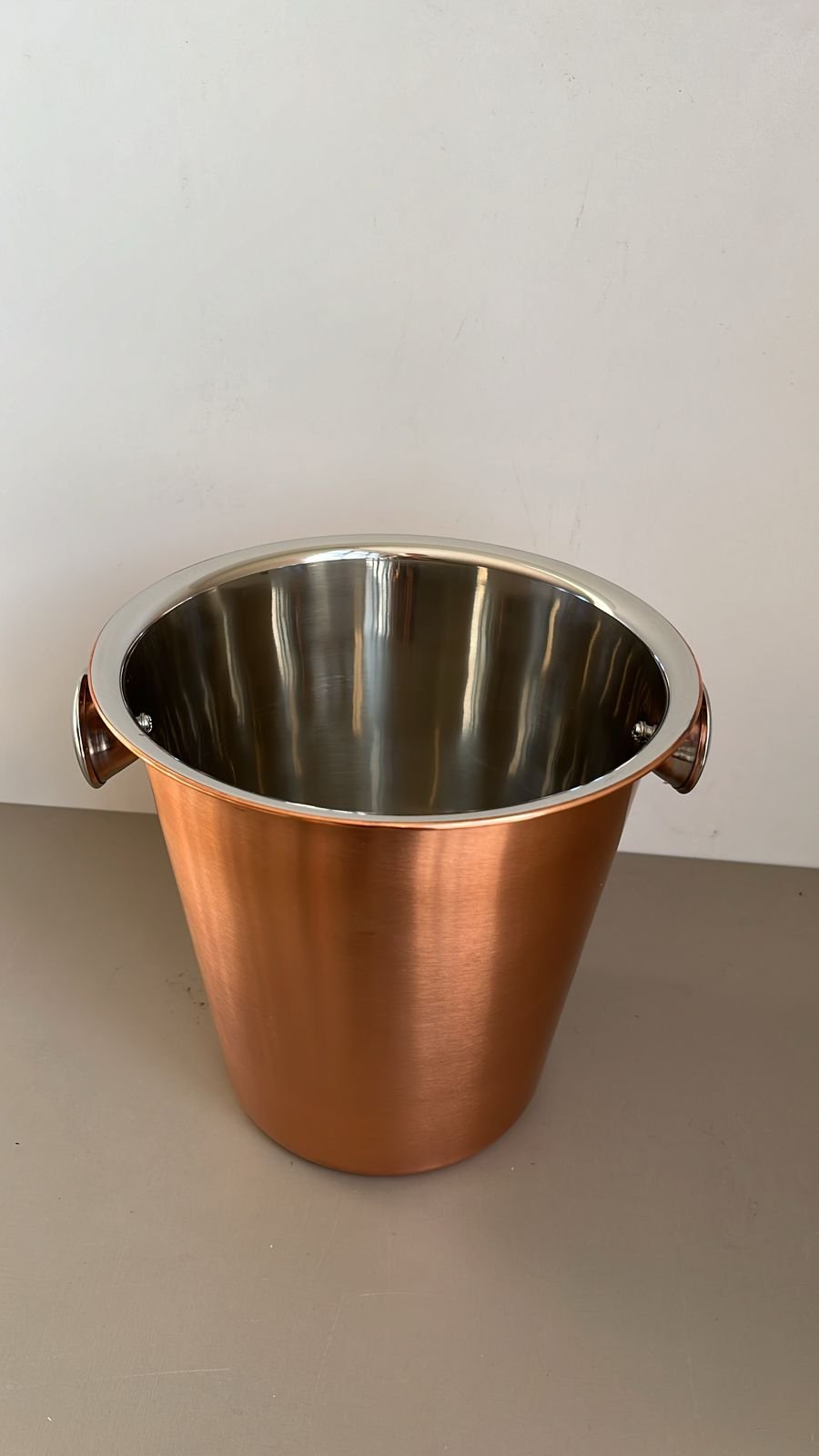 BALDE DE GELO INOX BRONZE 22CM MIMO AN801BZ