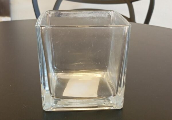 VASO VIDRO QUADRADO 8CM RIO TIJUCAS 182133