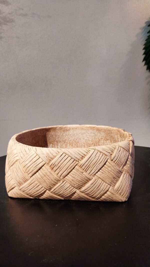 CACHEPOT CIMENTO 23X23X8,5CM RIO TIJUCAS 193152