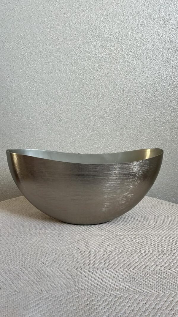 VASO OVAL PRATA P MS52041-1