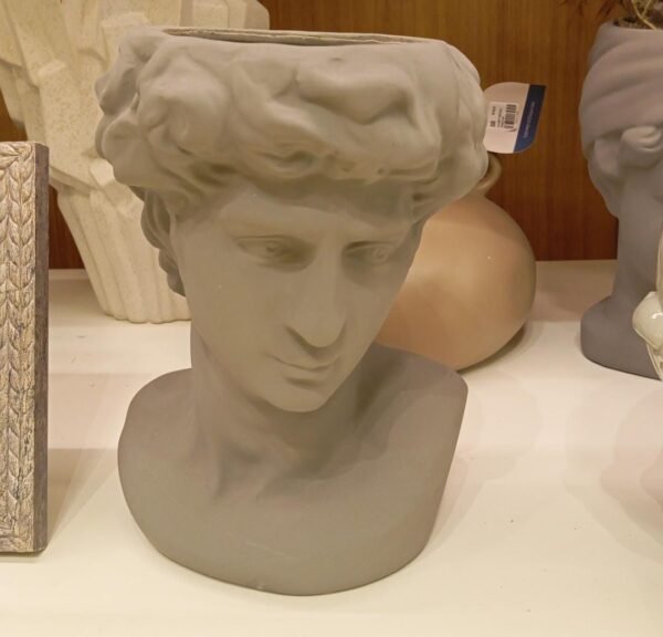 CACHEPOT ROMANO MASCULINO KAZA DECORE KD9392