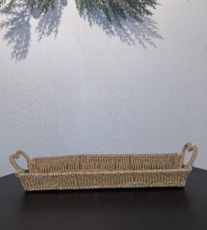 BANDEJA RETANGULAR EM PLASTICO ALCA CORACAO 37X14X4,5CM Y888 8988