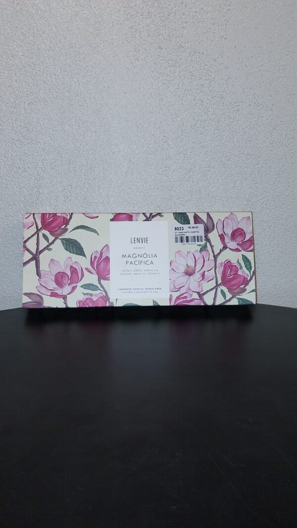 KIT SABONETE VEGETAL EM BARRA LENVIE