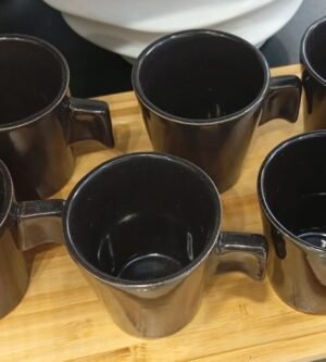 CJ CANECA 06 PCS MINI CERAMICA 80ML MIMO 6632 CR591 CR592