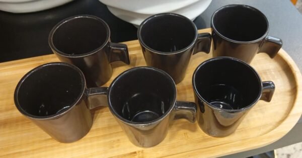 CJ CANECA 06 PCS MINI CERAMICA 80ML MIMO 6632 CR591 CR592