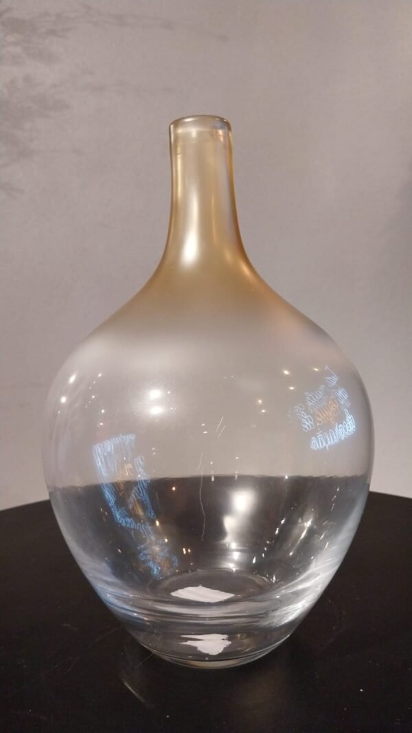 VASO DE VIDRO AMBAR AILTON DESIGN CVT0009