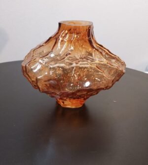 VASO DE VIDRO AMBAR AILTON DESIGN CVT0013