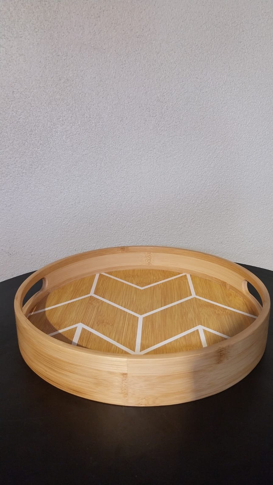 BANDEJA REDONDA BAMBU 30CM HAUSKRAFT TBBU061