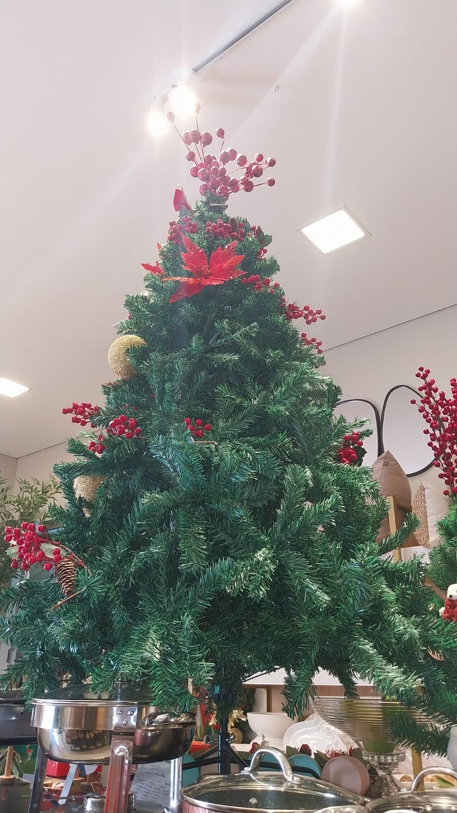 ARVORE DE NATAL 1,8M VERDE LUXO A0718H