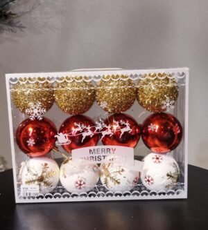 KIT BOLAS NATAL 8CM SORTIDAS E72098