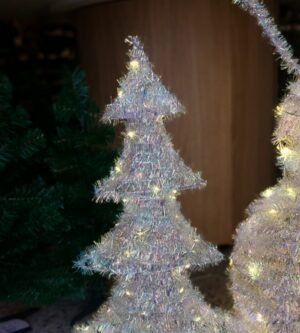 ARVORE NATAL FLOC C/ LED 60CM EMPORIO NATAL BD265