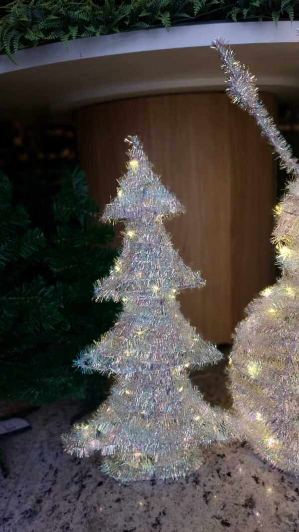 ARVORE NATAL FLOC C/ LED 60CM EMPORIO NATAL BD265