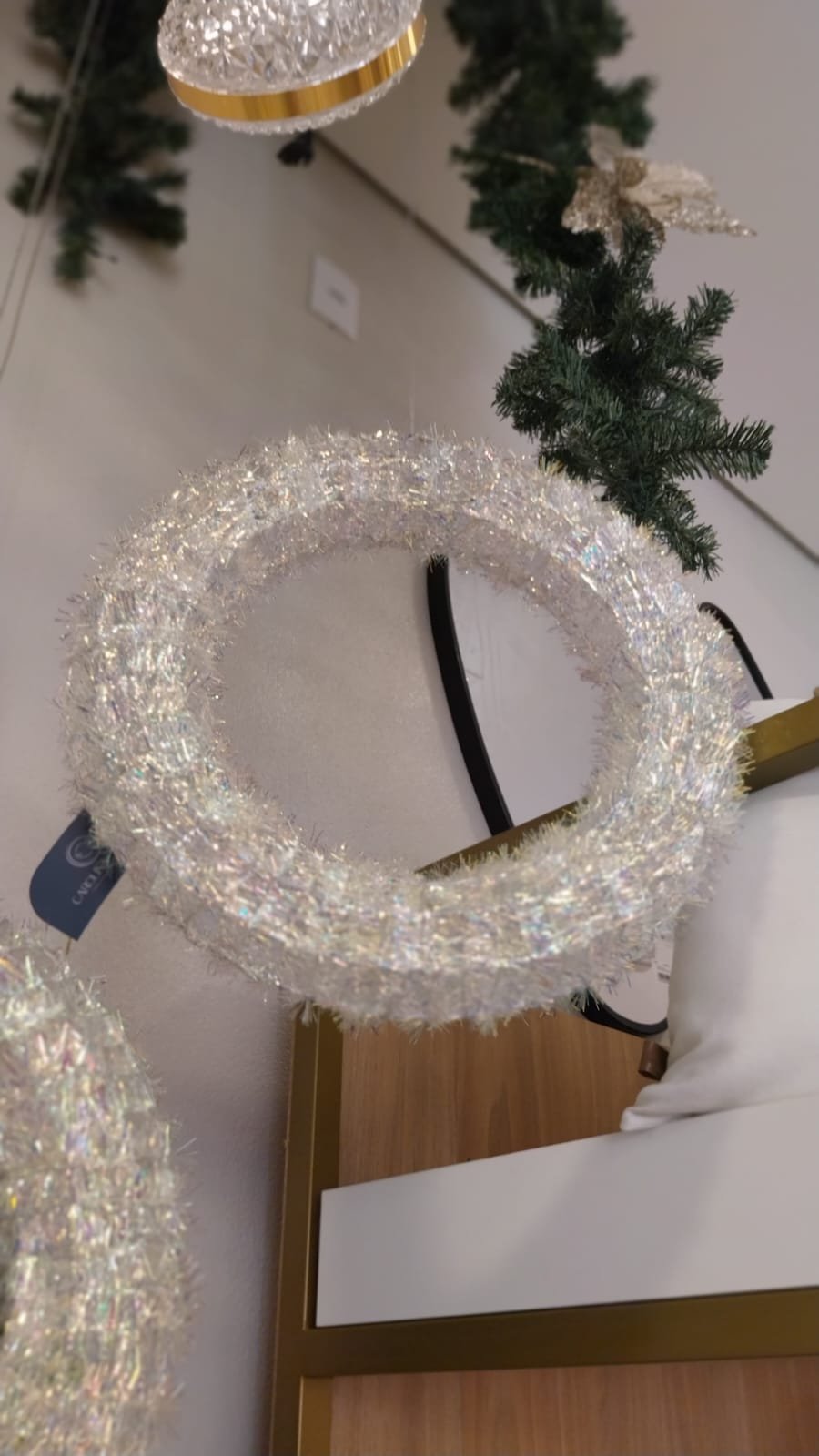 GUIRLANDA FLOC LED 40CM EMPORIO NATAL BD259
