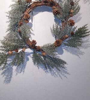 GUIRLANDA FOLHA PINHEIRO 50CM EMPORIO NATAL AN181