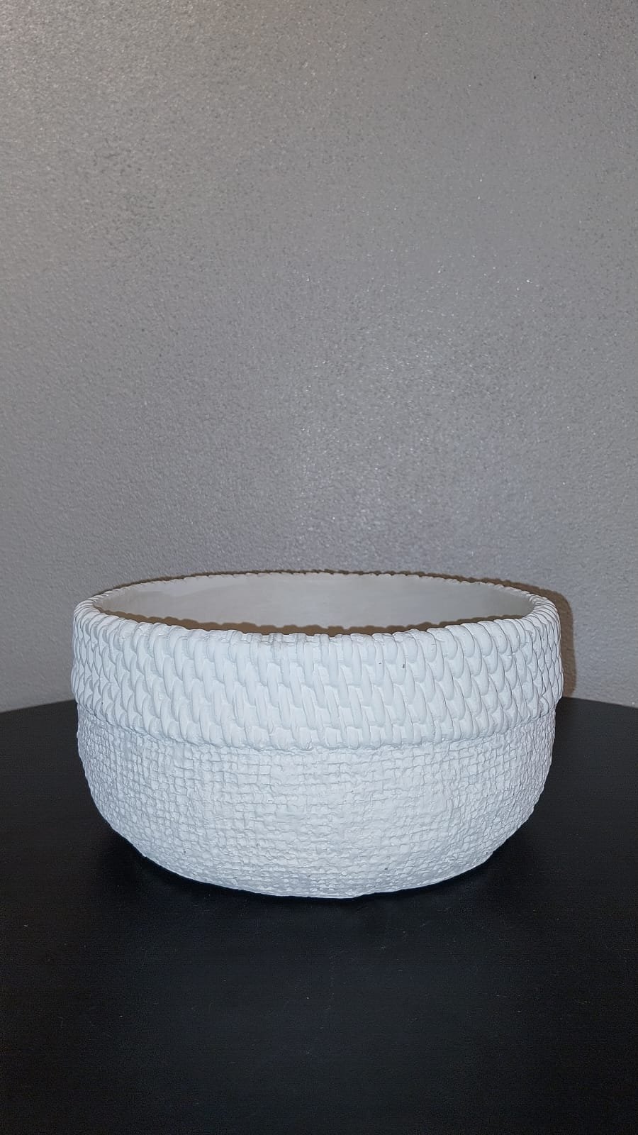 CACHEPOT DE CIMENTO 20,5X20,5X10CM RIO TIJUCAS 193142