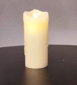 VELA LED A PILHA COM PARAFINA 5,3X12CM RIO TIJUCAS 193564