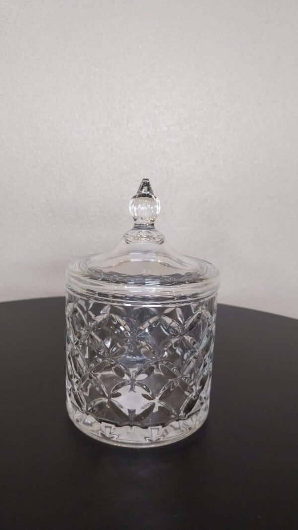 POTICHE VIDRO AMAZONI 15,5CM HAUSKRAFT PTCH080