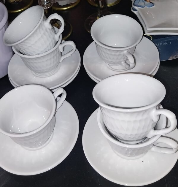 CJ XICARA CAFE 12 PCS ASDRA 65ML BRANCO HAUSKRAFT JGCX071/BR