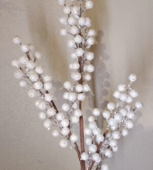 HASTE BERRY BRANCO 82CM CASA NATALE CF0466