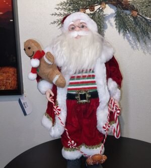 PAPAI NOEL GINGERBREAD 45CM CASA NATALE CS0082