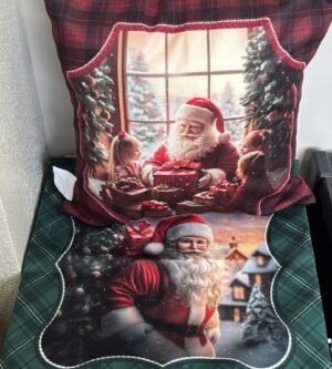 ALMOFADA 43X43CM NATALINA 558 559